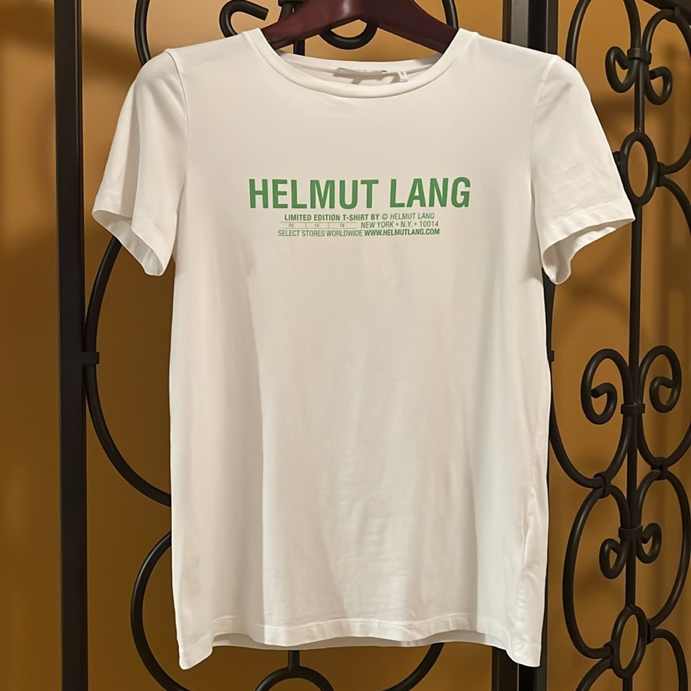 HELMUT LANG Logo Baby Short Sleeve T-Shirt